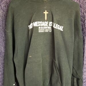 Black Graphic Hoodie